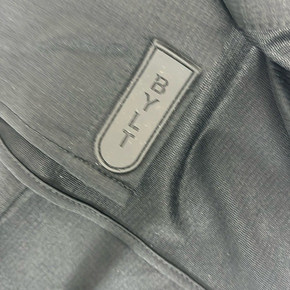 BYLT Sz XXL Button Shirt Black Premium Basics Executive Fit Short Sleeve Stretch - Picture 12 of 12